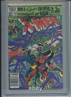 Uncanny X-Men #154 1982 CGC Signature Series 9.6 (Signed by Chris Claremont)