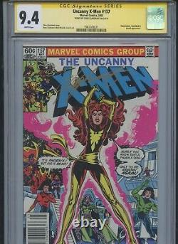 Uncanny X-Men #157 1982 CGC Signature Series 9.4 (Signed by Chris Claremont)