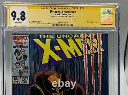 Uncanny X-Men #207 CGC Signature Series 9.8 WP Signed by John Romita Jr