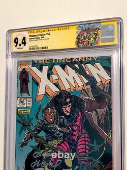 Uncanny X-Men #266 CGC 9.4 Andy Kubert Signature Series White Pages