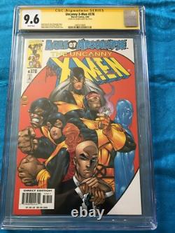 Uncanny X-Men #378 Marvel CGC SS 9.6 NM+ Signed by Adam Kubert