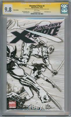 Uncanny X-force #1 Cgc 9.8 Signature Series Perkins Sketch Deadpool X-23 Movie