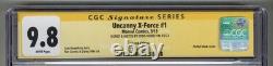 Uncanny X-force #1 Cgc 9.8 Ss Signed Eddie Nunez Sketch Cover Remark Deadpool