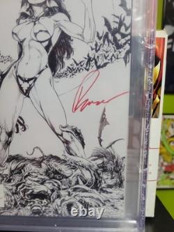 VENGEANCE OF VAMPIRELLA v2 #1 CGC 9.8 SIGNATURE SERIES SIGNED ARTIST BUZZ SKETCH