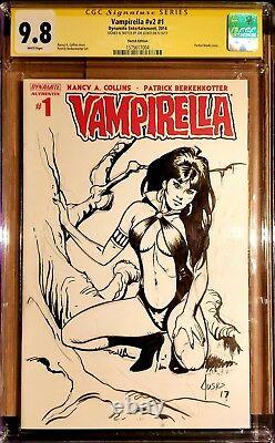 Vampirella #1 9.8 Sketch Cover Joe Jusko Sketch Cgc Signature Series Sexy New