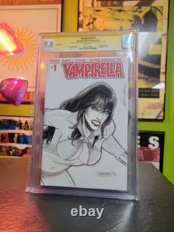 Vampirella 1 CGC 9.8 SIGNED Fabiano Neves Sketch Variant Midtown Exclusive SS