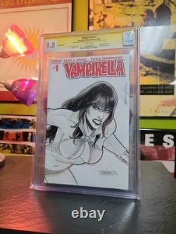 Vampirella 1 CGC 9.8 SIGNED Fabiano Neves Sketch Variant Midtown Exclusive SS