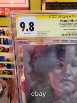 Vampirella v5 #10 CGC 9.8 Signature Series Signed by Lucio Parrillo Dynamite