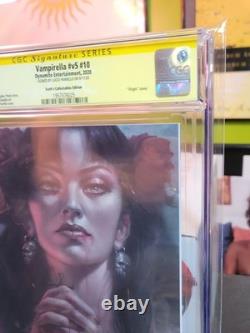 Vampirella v5 #10 CGC 9.8 Signature Series Signed by Lucio Parrillo Dynamite