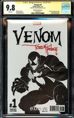 Venom #1 CGC 9.8 SS Todd McFarlane Incentive Variant H Signed Spiderman