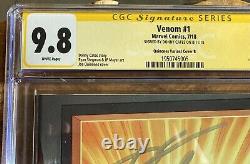 Venom #1 Cgc 9.8 Signature Series Asm 678 Homage Quinones Variant Cover B Virgin