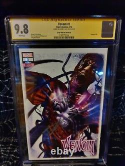 Venom #1 Greg Horn Art Edition Cover A CGC 9.8 Signature Series Signed by Cates