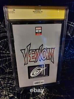 Venom #1 Greg Horn Art Edition Cover A CGC 9.8 Signature Series Signed by Cates