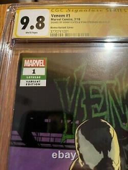 Venom #1 Rivera Variant Cgc 9.8 Signature Series Donny Cates Ryan Stegman Rare