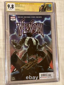 Venom 1 variant CGC Signature Series 9.8 signed by Donny Cates