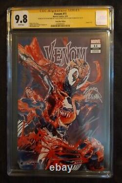 Venom #11 Mayhew Comic Mint Variant CGC Signature Series 9.8 Triple Signed! 2019