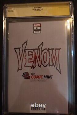 Venom #11 Mayhew Comic Mint Variant CGC Signature Series 9.8 Triple Signed! 2019