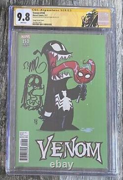 Venom #150 Skottie Young Signed & Sketched Cover CGC Signature Series 9.8