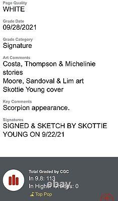 Venom #150 Skottie Young Signed & Sketched Cover CGC Signature Series 9.8