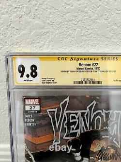 Venom #27 CGC 9.8 Signature Series Signed By Donny Cates & Ryan Stegman
