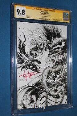 Venom 28 CGC Secret Sketch Cover Signature Series Tyler Kirkham