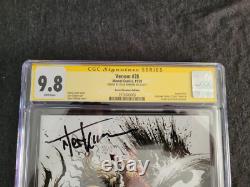 Venom #28 CGC Signature Series Secret Color Splash Virgin Variant Kirkham Signed