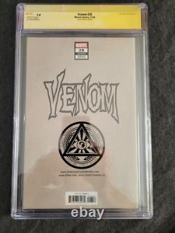 Venom #28 CGC Signature Series Secret Color Splash Virgin Variant Kirkham Signed