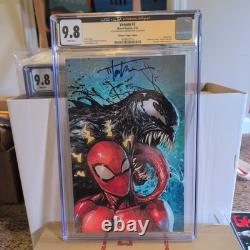 Venom #3 Cgc Signature Series 9.8 Signed By Tyler Kirkham Virgin Edition #203