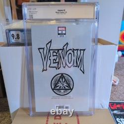 Venom #3 Cgc Signature Series 9.8 Signed By Tyler Kirkham Virgin Edition #203