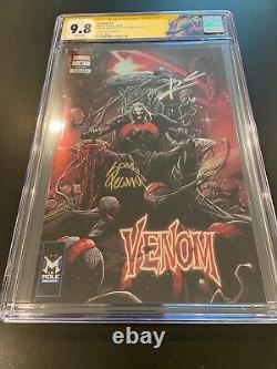 Venom #3 La Mole Foil CGC 9.8 Signature Series Cates Stegman Knull Custom Label