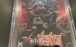 Venom #3 La Mole Foil CGC 9.8 Signature Series Cates Stegman Knull Custom Label