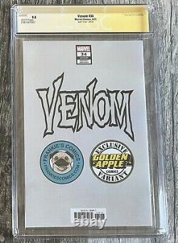 Venom #34 Quah Virgin Variant CGC Signature Series 9.8 Signed By Alan Quah Sig