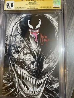 Venom #35 Mico Suayan CGC Signature Series 9.8 Signed And Sketched