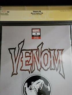 Venom 4 9.8 Signature Series CGC by Tyler Kirkham Virgin Variant, Knull Origin