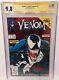 Venom Lethal Protector #1 Cgc 9.8 Ss Mark Bagley Signature White Pgs Red Foil Cv