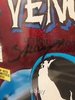 Venom Lethal Protector #1 Cgc 9.8 Ss Mark Bagley Signature White Pgs Red Foil CV