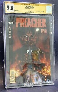 Vertigo Preacher #1 CGC 9.8 NM Graded Comic Signature Series Steve Dillon Signed