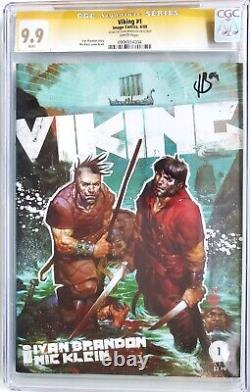 Viking #1 Scarce 1st Print Cgc Signature Series Mint 9.9 (image / Silvestri)