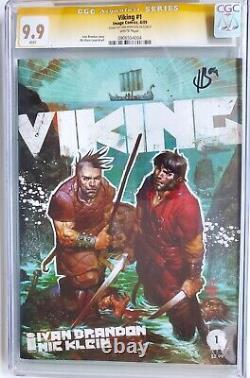 Viking #1 Scarce 1st Print Cgc Signature Series Mint 9.9 (image / Silvestri)