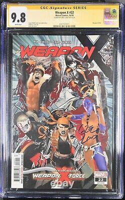 WEAPON X#22, CGC Signature Series GREG LAND 9.8, RARE! ONLY 1 SIGNED