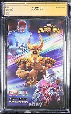 WEAPON X#22, CGC Signature Series GREG LAND 9.8, RARE! ONLY 1 SIGNED