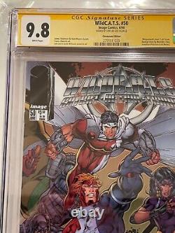 WILDC. A. T. S. #50 Chromium Edition CGC 9.8 SS Signature Series Signed by Jim Lee