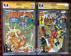 WOLVERINE 41 & 42CGC LOT BOTH 9.4Signature Series SSSabertooth&Cable
