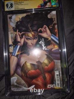 WONDER WOMAN # 1 CGC 9.8 ARTGERM VARIANT COVER (2023) Signature Series