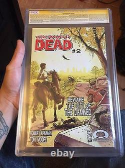 Walking Dead 1 First Print CGC 9.6 Signature Series Signed Tony Moore 10/03
