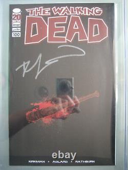 Walking Dead #100 Lucille Variant CGC 9.6 SS Signed Robert Kirkman 1st Negan