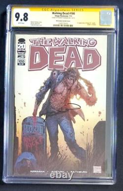Walking Dead 100 McFarlane Variant Cover CGC 9.8 Signature Series Robert Kirkman