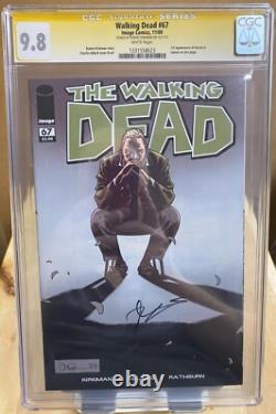 Walking Dead #67 CGC 9.8 Signed by Robert Kirkman