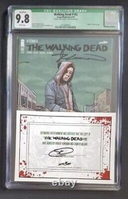 Walking Dead Key #192 CGC 9.8 X2 Signature Series 1st Print Robert Kirkman SDCC