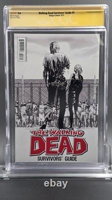 Walking Dead Survivors Guide 3 Cgc 9.8 Signed By Robert Kirkman White Pages